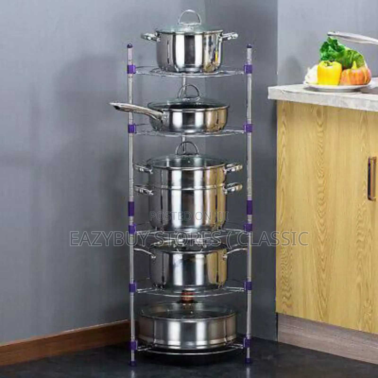 5 Tier Pot Rack