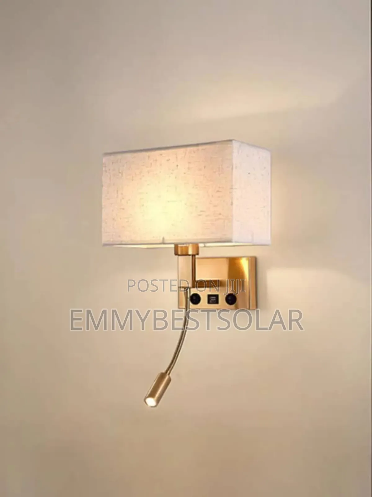 Fibre Cotton Bedside Light