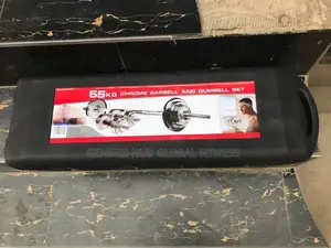 55kg Dumbell and Barbell Set With Curl Bar SX70