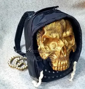 Luxury Leather Skeleton Backpack