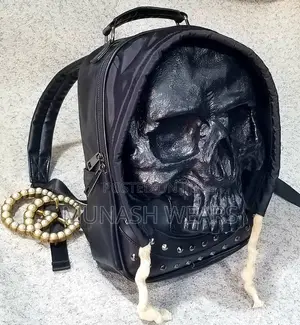 Luxury Leather Skeleton Backpack