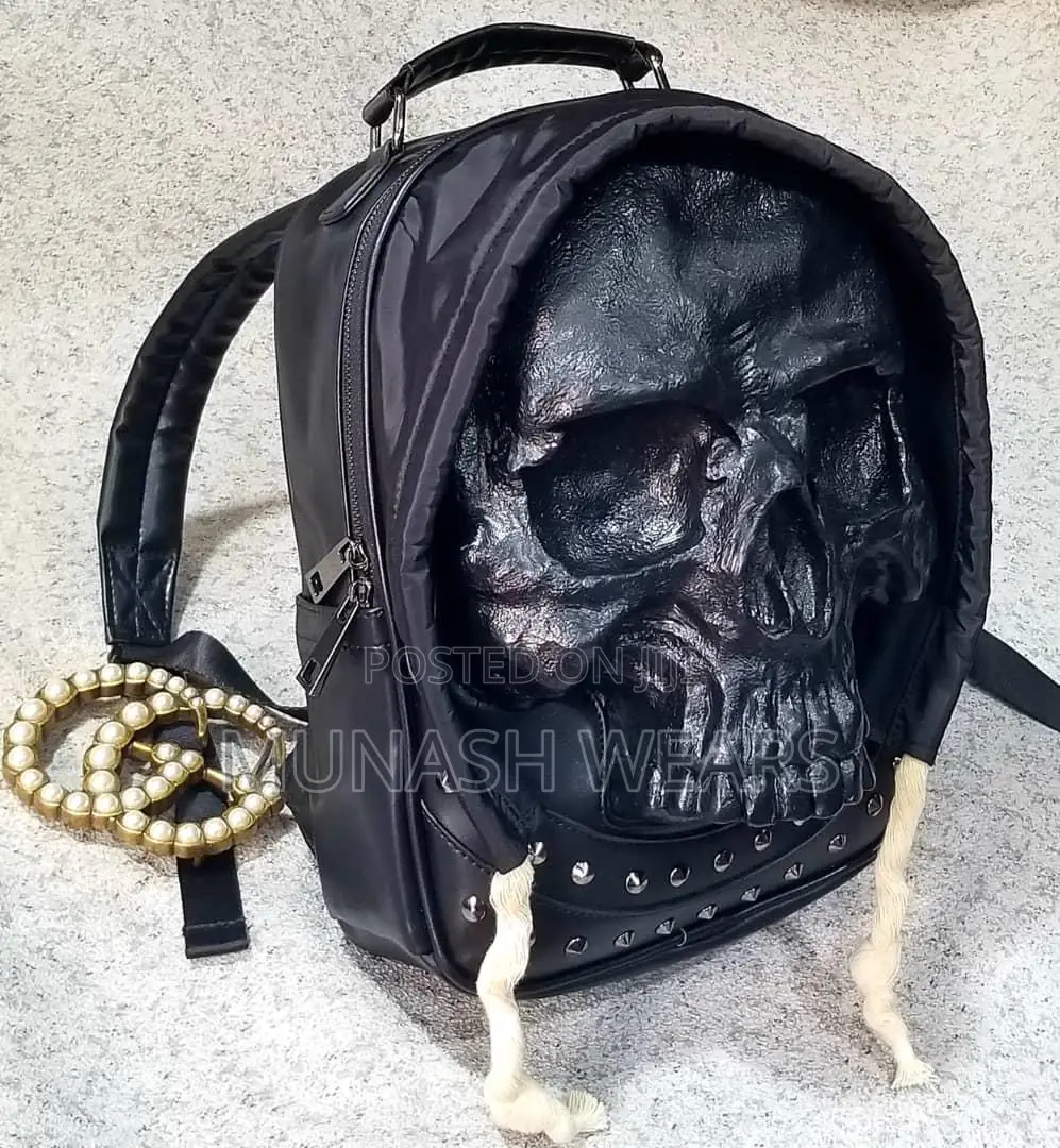 Luxury Leather Skeleton Backpack