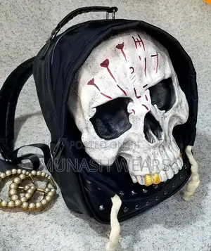 Luxury Leather Skeleton Backpack