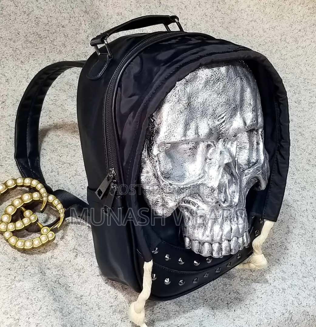 Luxury Leather Skeleton Backpack