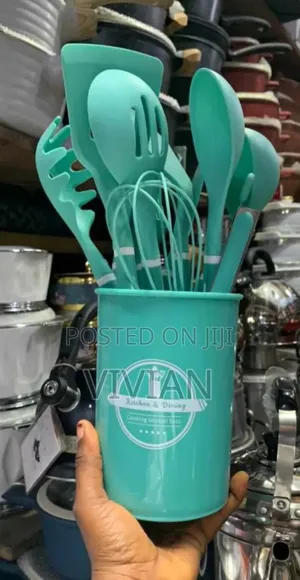 12pcs Generic Silicone Spoon Set