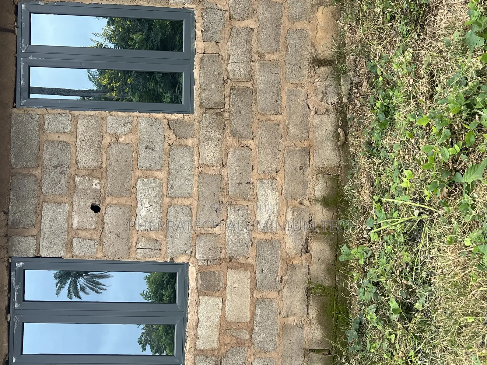 Casement Window Grey Color