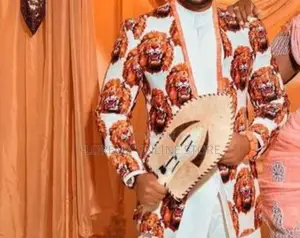 Igbo Groom Royal Hand Fan for Rent