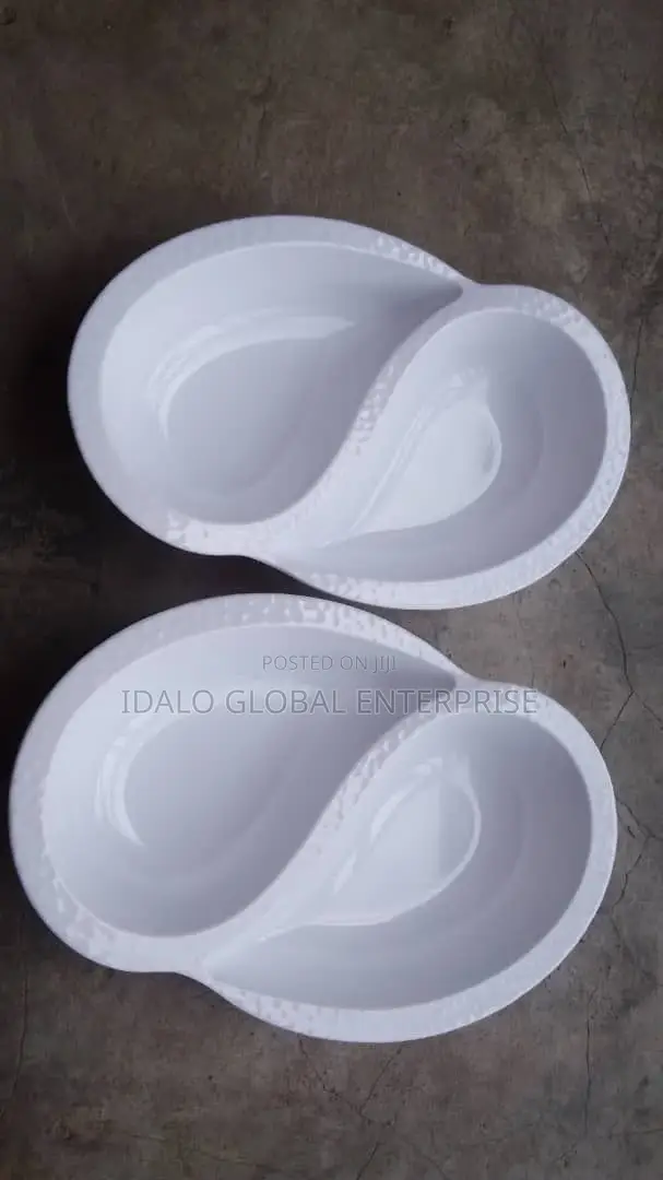 Thick Divider Unbreakable Plate - Per Dozen