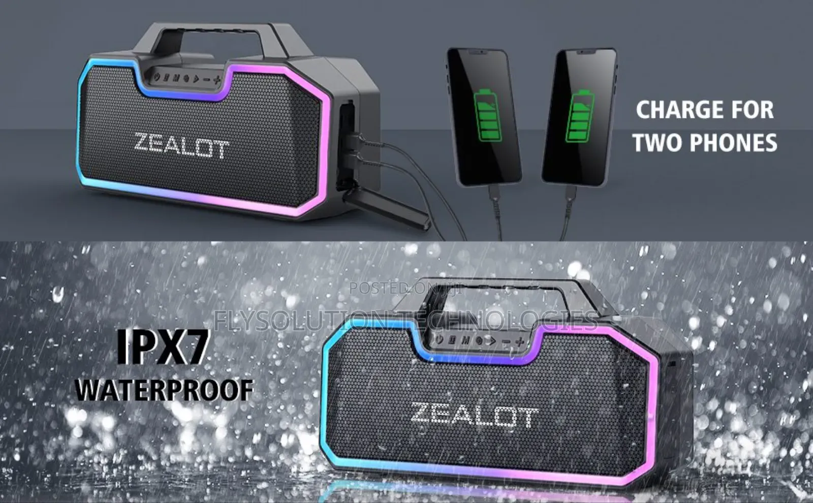 Zealot S57 Portable 60W Bluetooth Speaker