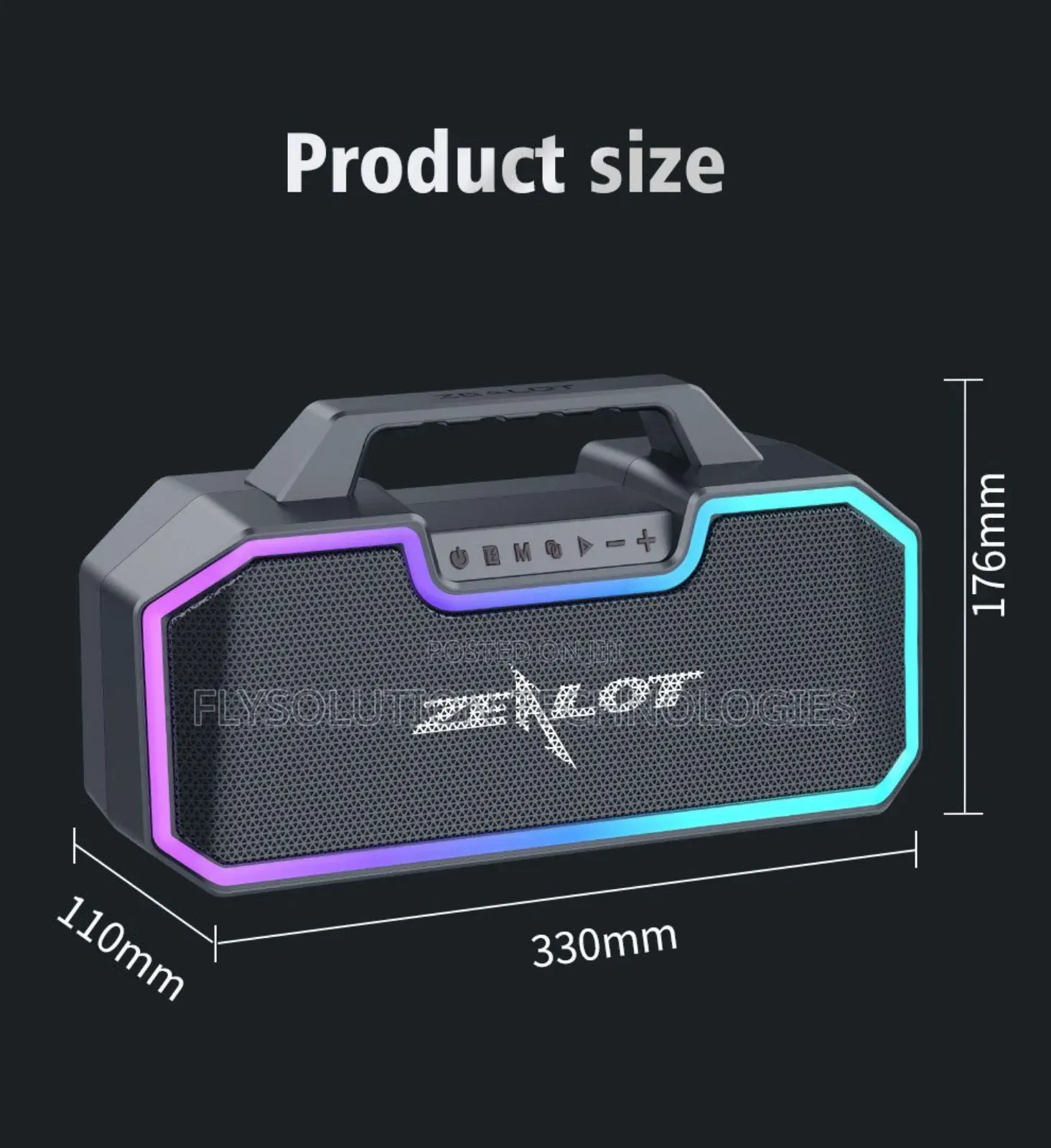 Zealot S57 Portable 60W Bluetooth Speaker