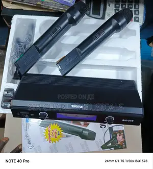 Shure Sh-378 Professional Wireless Microphone