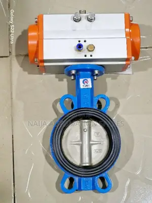Butterfly Valve With Pneumatic Actuator DN100 Single Acting