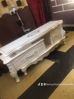 Tv Stand Drawer 1.2 MTR White Royal