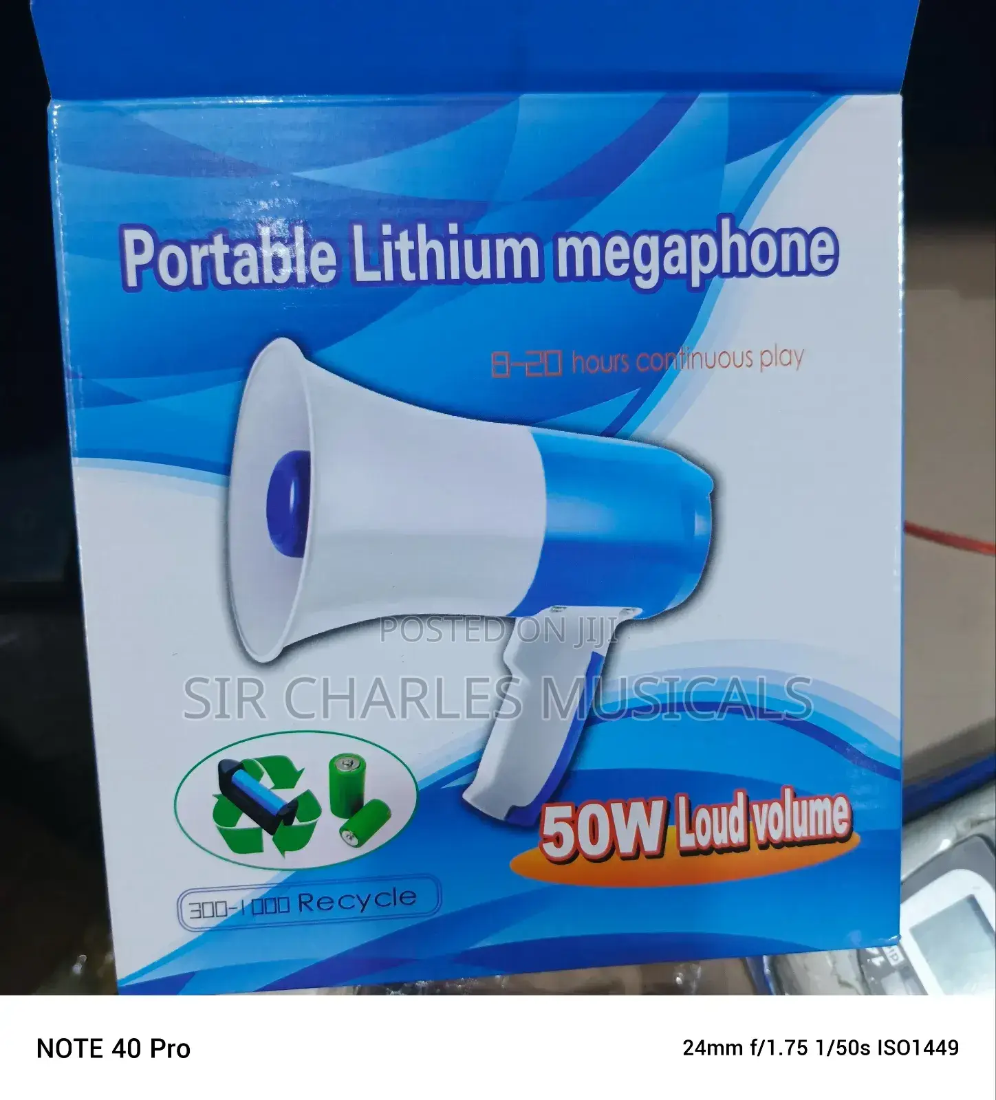 Ahuja Portable Lithium Megaphone
