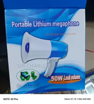 Ahuja Portable Lithium Megaphone