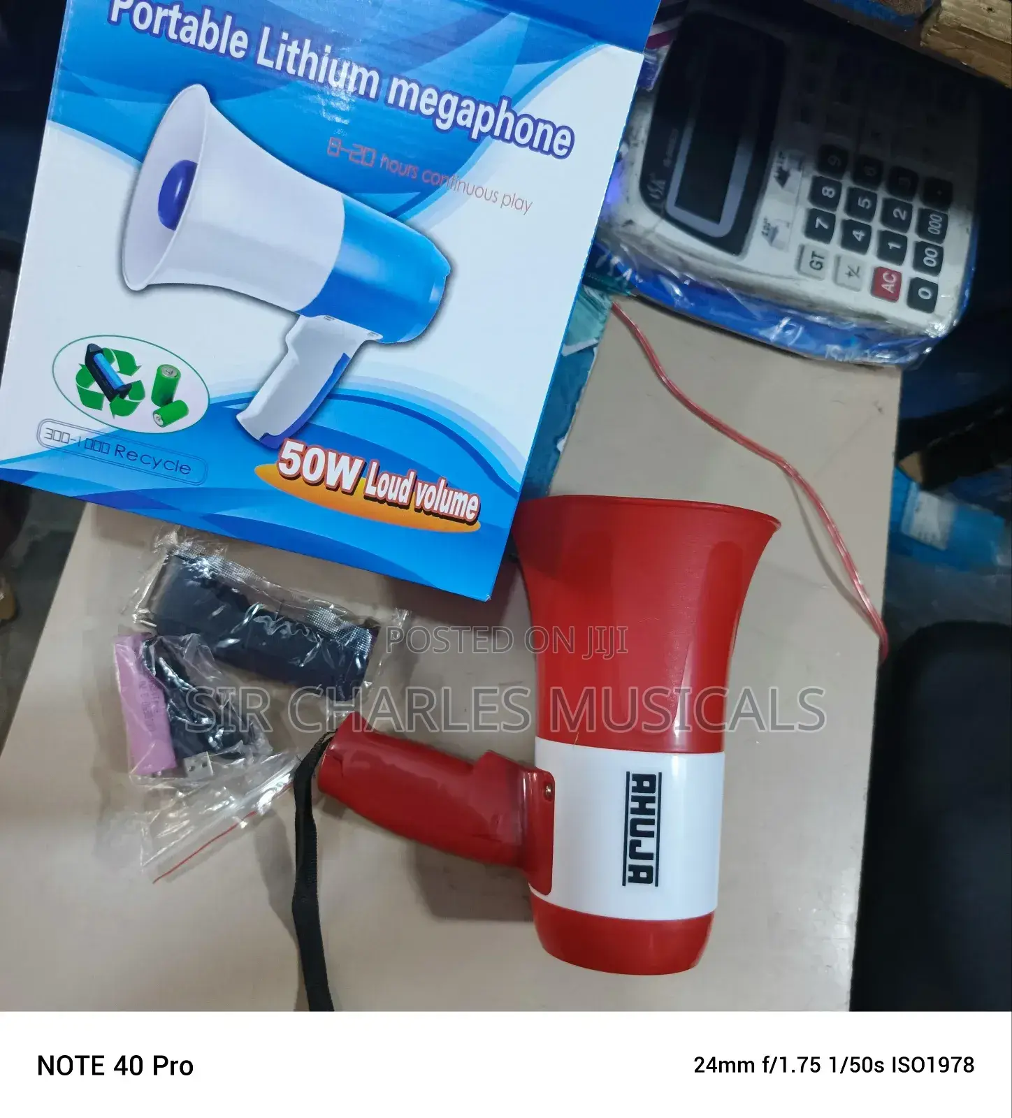 Ahuja Portable Lithium Megaphone