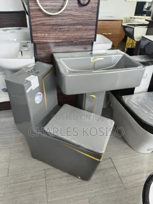 Grey Complete Set of Water Cistern.