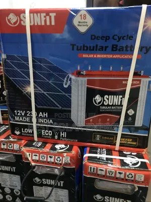 Sunfit Tall Tubular Battery 230a