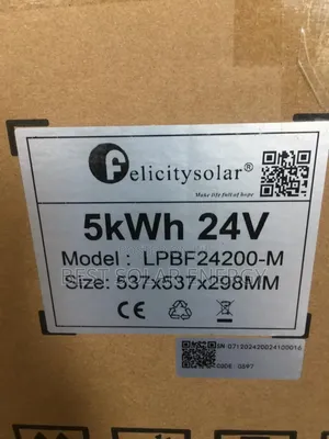 Affordable Felicity 5kwh Lithium Ion Battery 24v