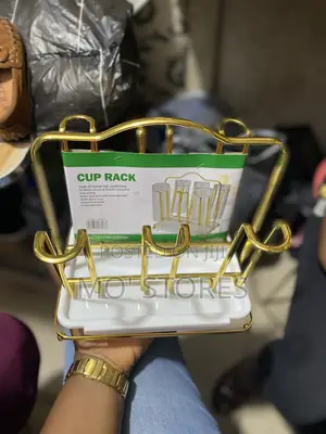 Beautiful Gold Cup Rack