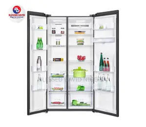 TCL 597L Inverter Side by Side Refrigerator - P650SBS