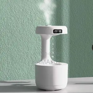 Anti-Gravity Humidifier With Clock Water Drop