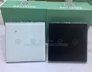 Tuya Wifi Smart Switch 2gang- Black/White