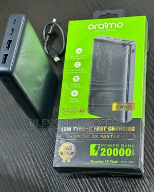 Oraimo Traveler 15 [OPB1200] Flash 20000mah 15W Power Bank