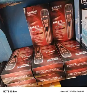 Original Shure Sh-6.3 Professional Wired Dynamic Microphone