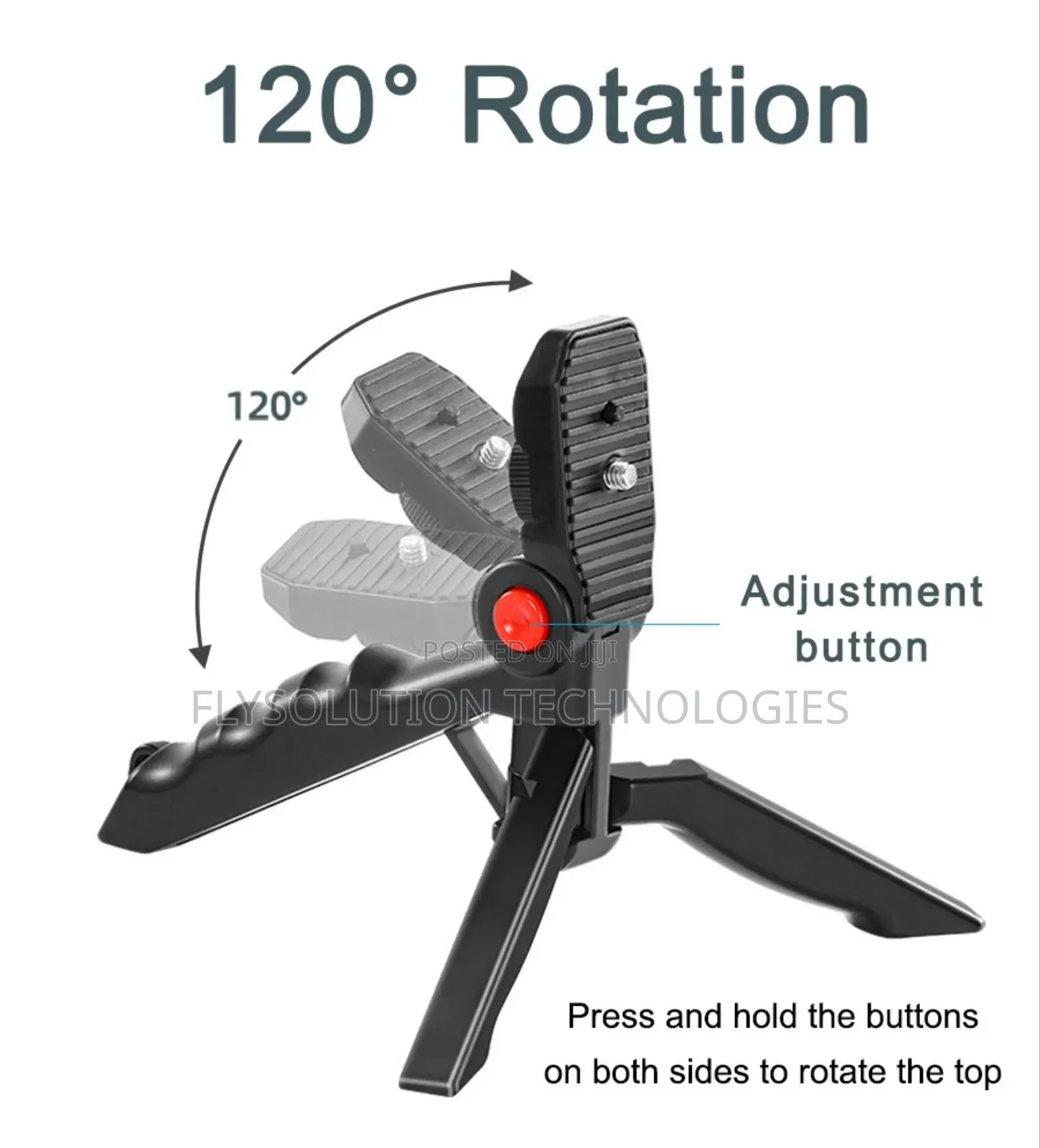 LED Vlogging Tripod Stand With Microphone