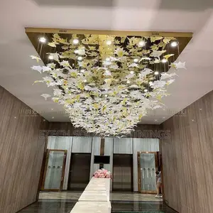 Art Design Maple Leaf Large Decorative Chandelier Light