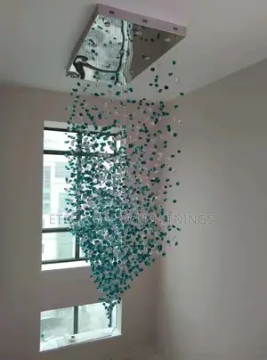 Post Modern Creative Led Stone Dropping Chandelier Light