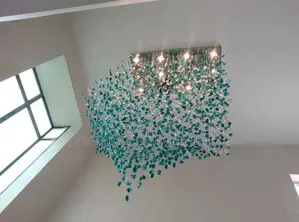 Post Modern Creative Led Stone Dropping Chandelier Light