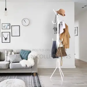 Standing Coat Rack With 12 Hooks