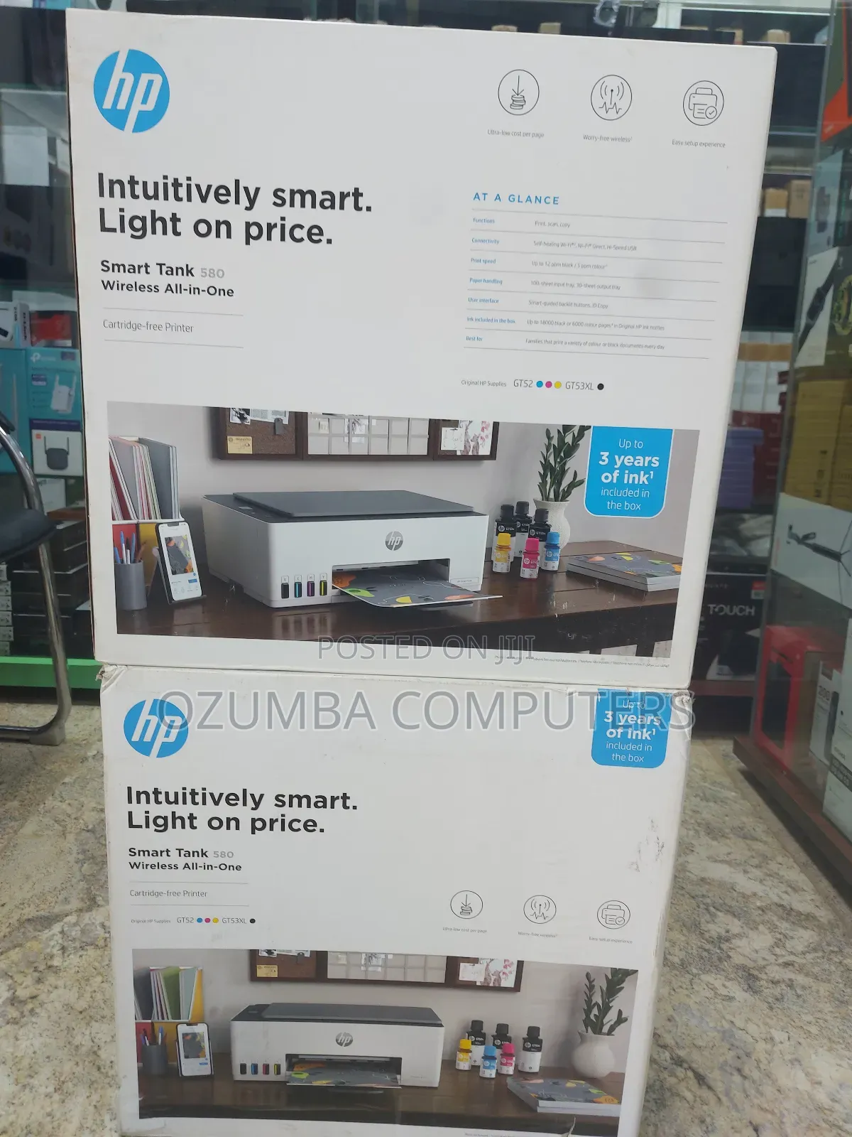 HP Smart Tank 580 All-in-One Printer