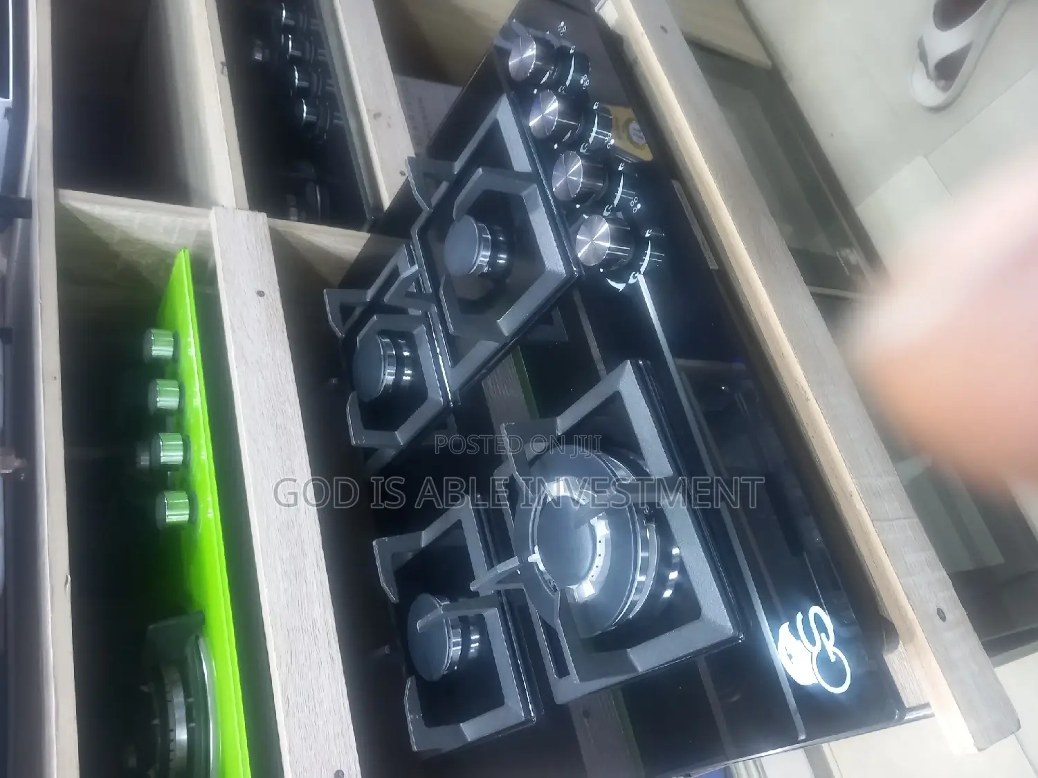 Black 4burner Gas