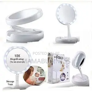 My Foldaway - Double Sided Led Mirror