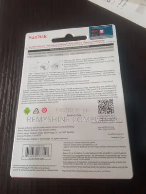 Sandisk Flash Drive Dual Drive Go USB Type C 128gb