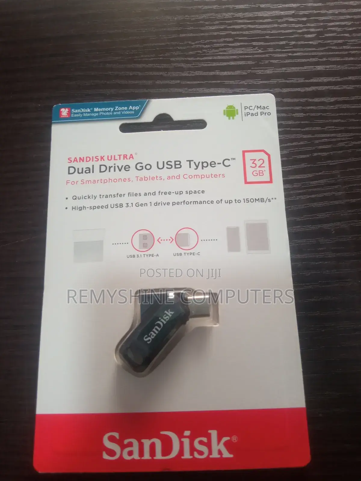 Sandisk Ultra Dual Drive Go USB Type C 32gb
