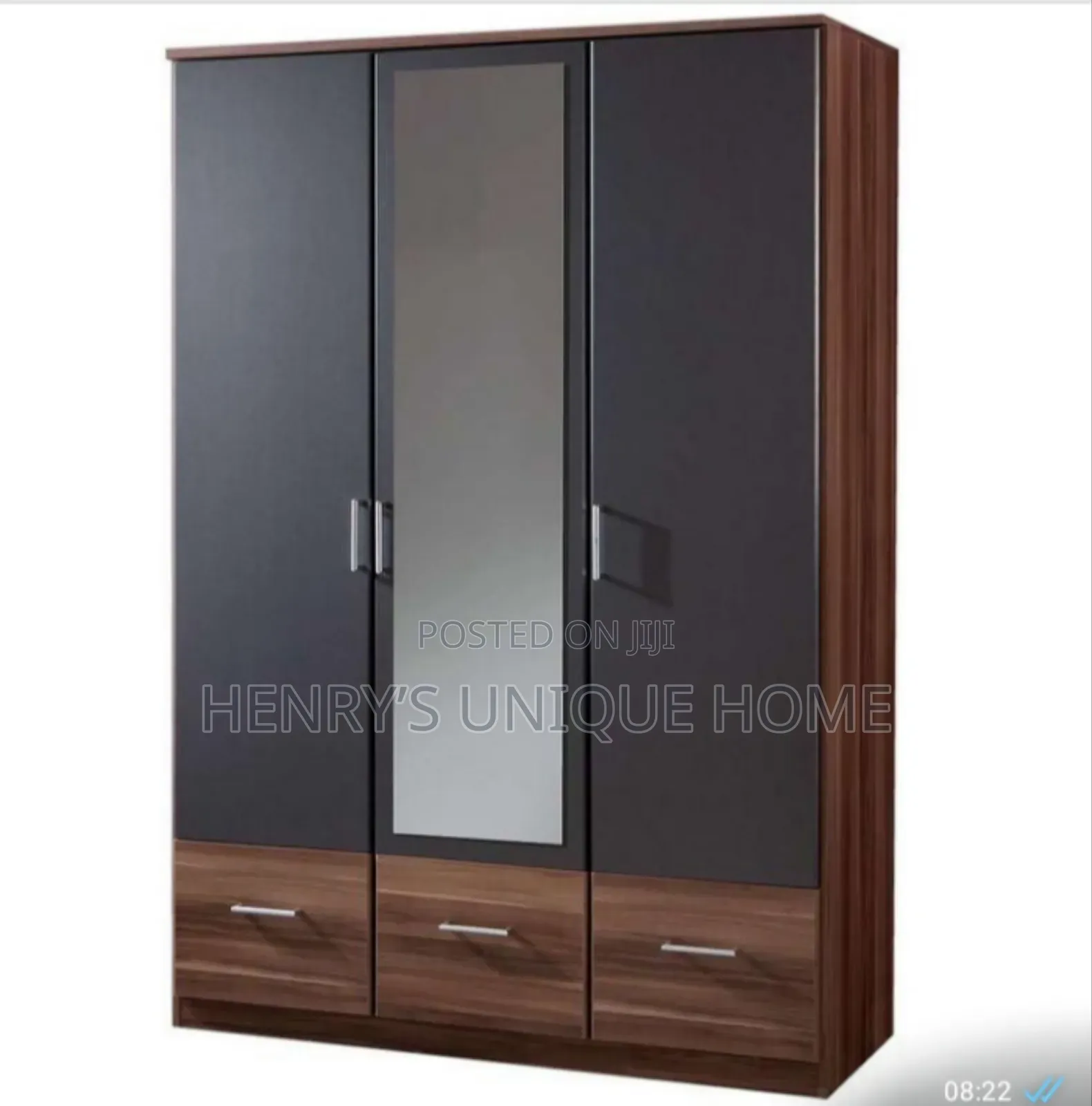 Wardrobe HDF 3door 4by6