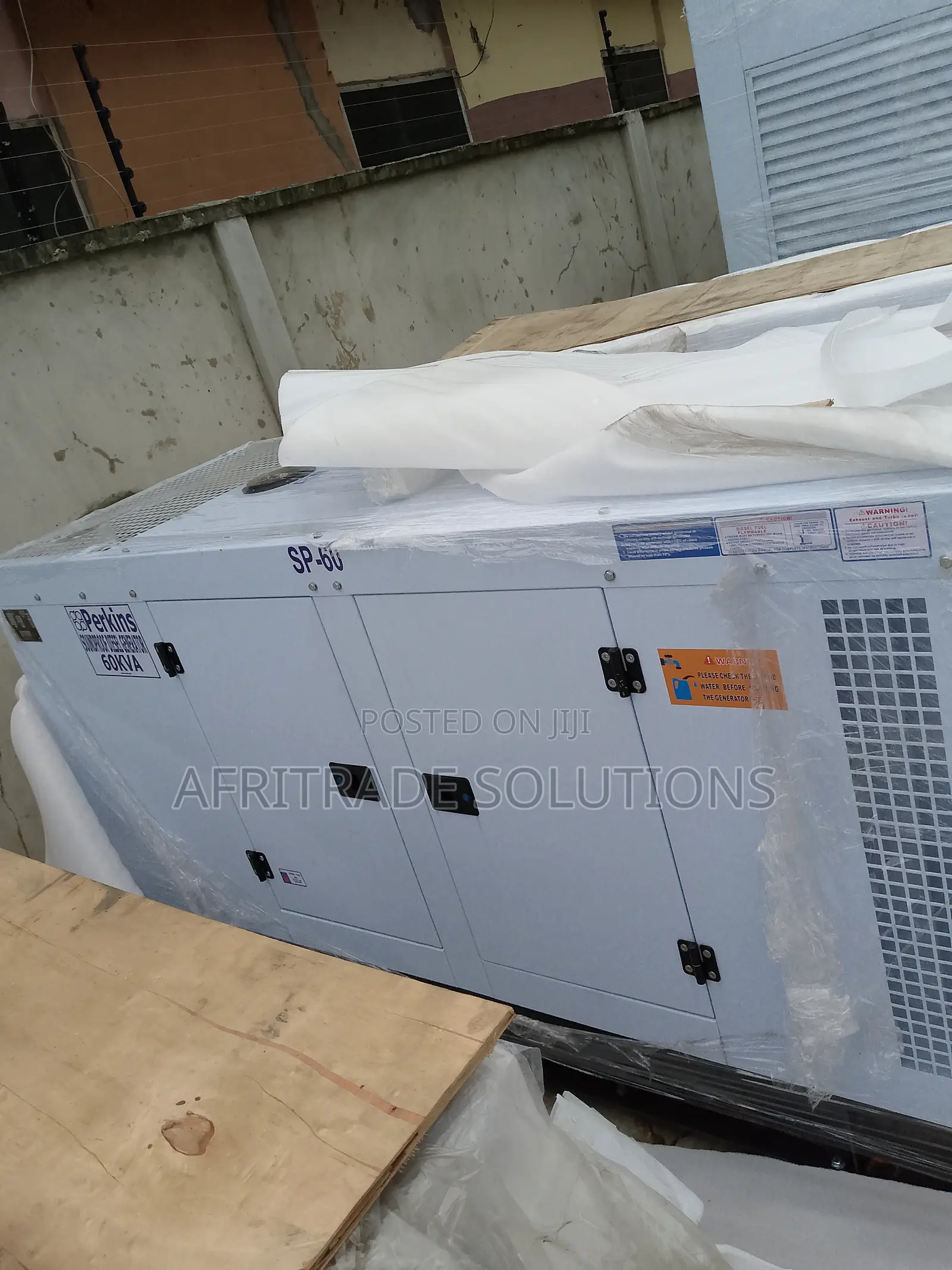 Perkins Generator- 60kva Capacity- Heavy Duty