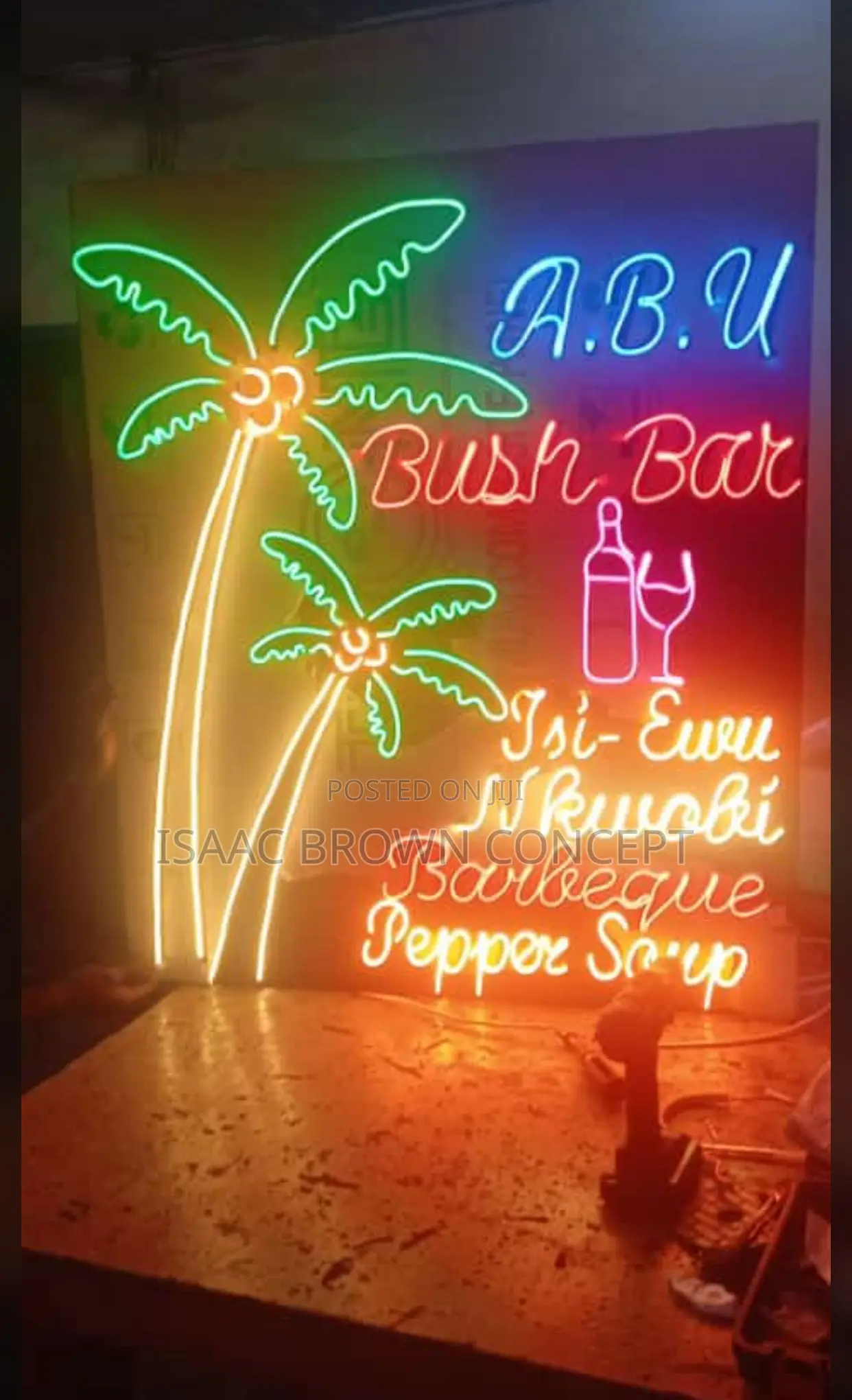 Neon Light Indoor Signage