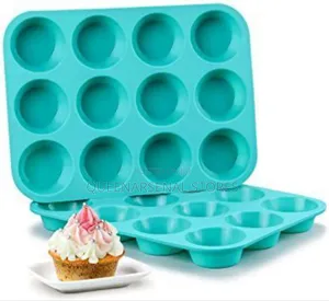 12cups Silicon Cupcake Baking Mould