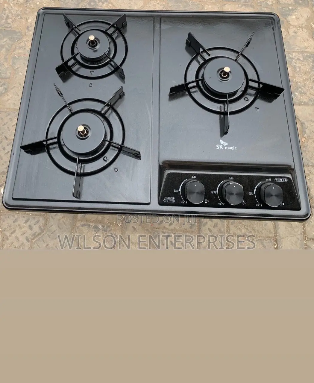 TABLE GAS 3 Burner With Auto Ignite