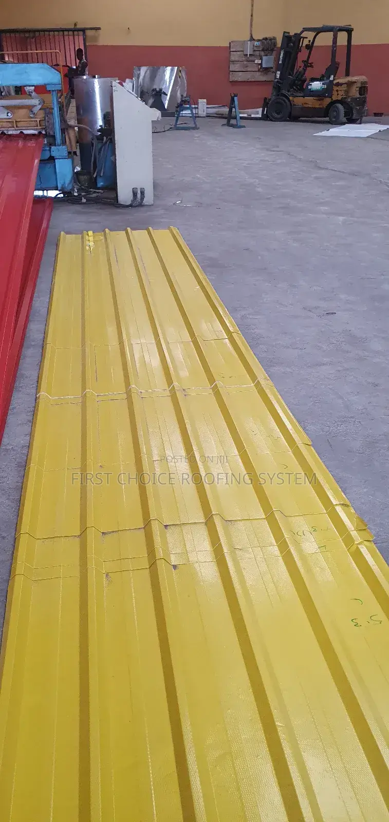 Yellow Roofing Sheets