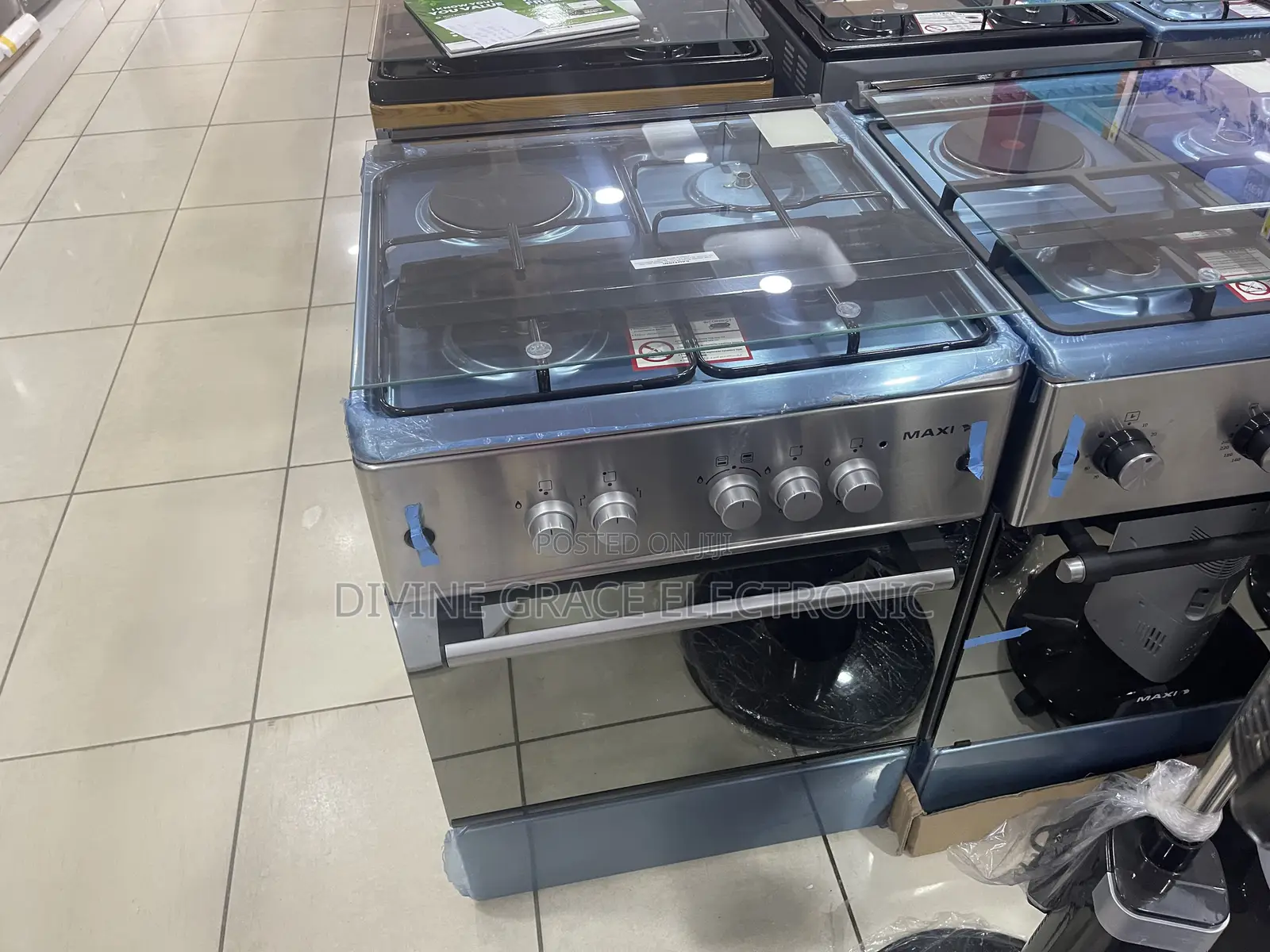60x60 Maxi Wood Gas Cooker