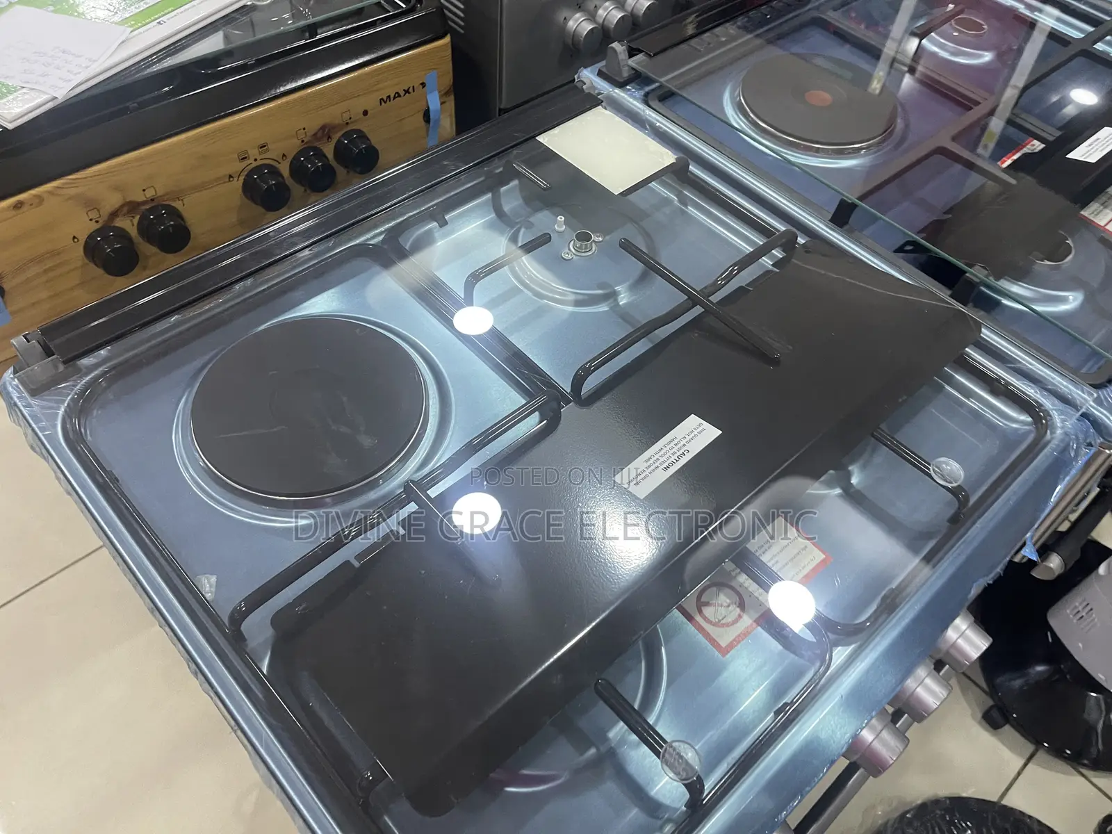 60x60 Maxi Wood Gas Cooker