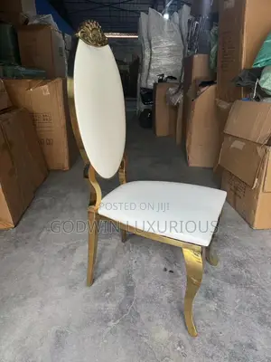 White And Gold Vip Chairs