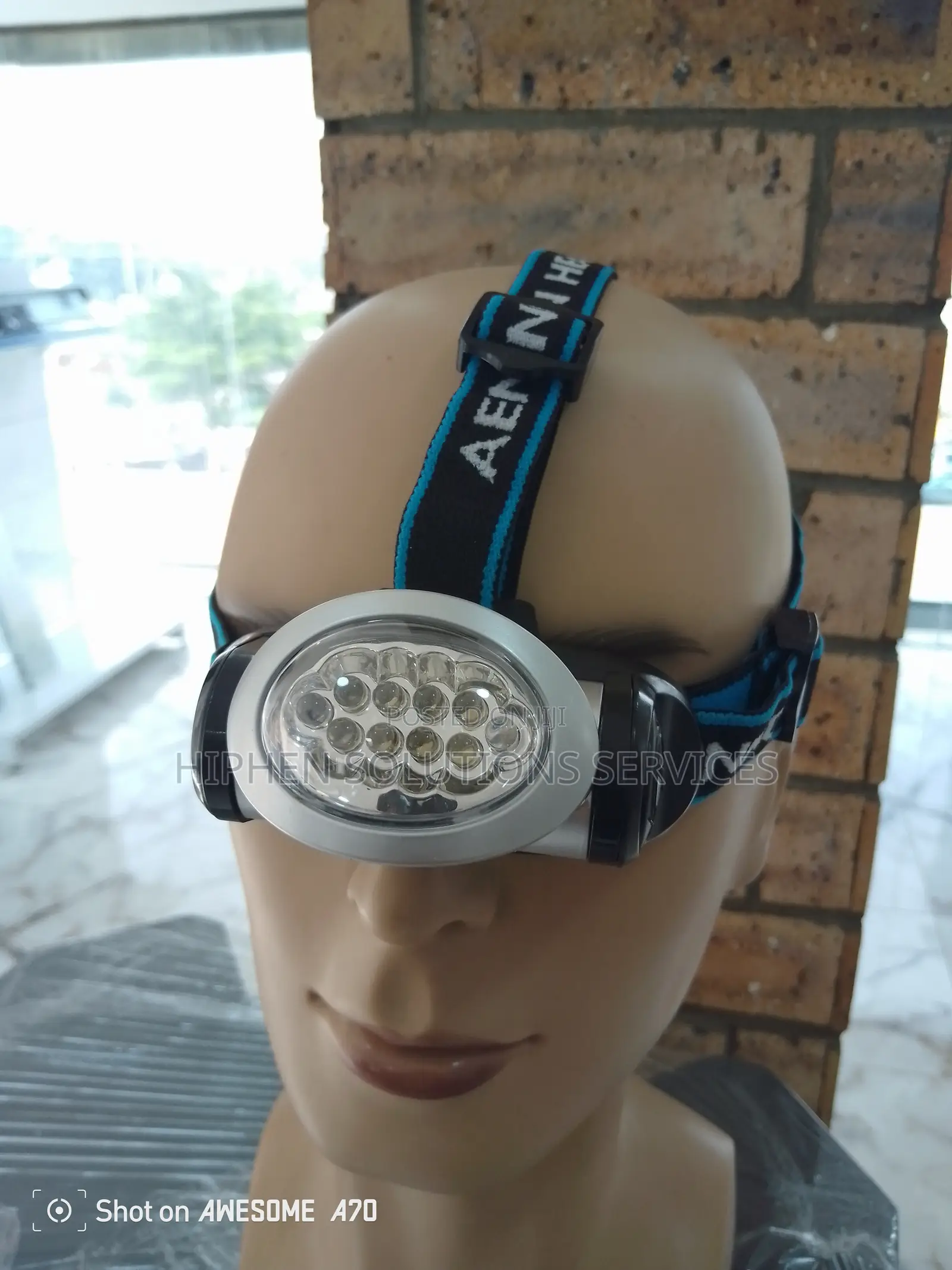 Police Security Headlamp Flashlight