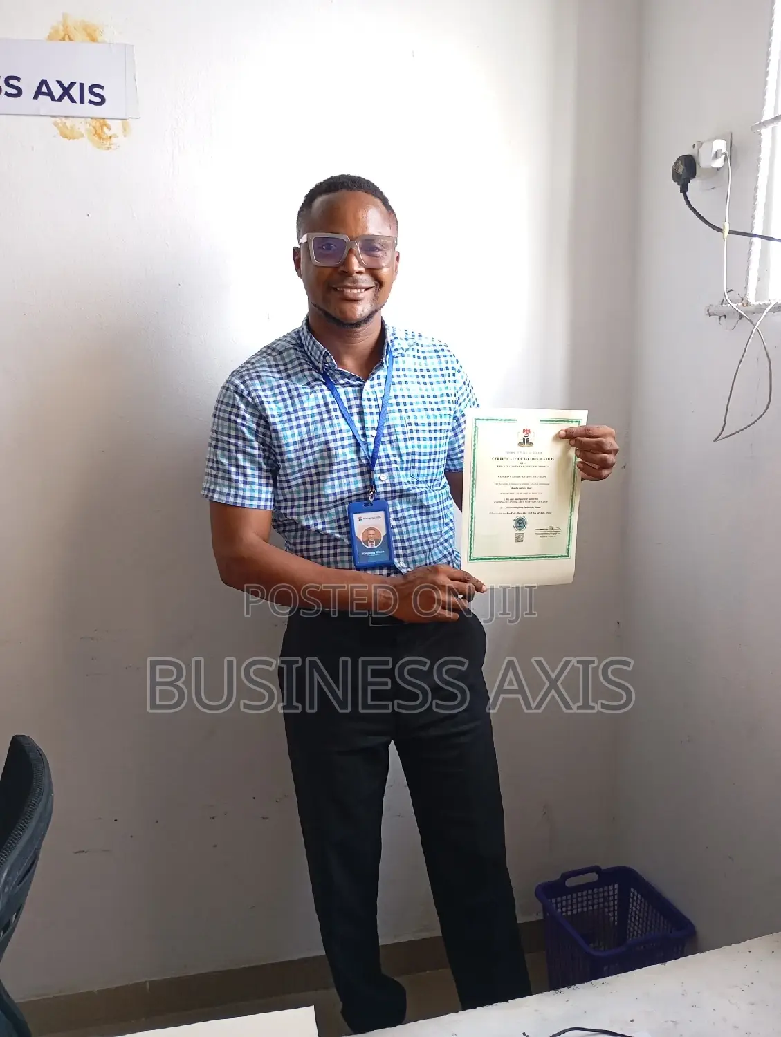 C.A.C Registration +TIN+Corporate Account